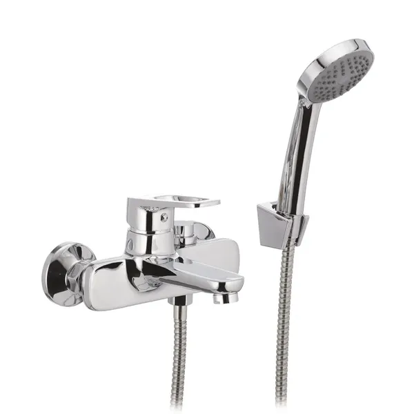 Змішувач для ванни MIXXUS NEVADA 009 (BUTTON) (Колір хром) (MX0013)