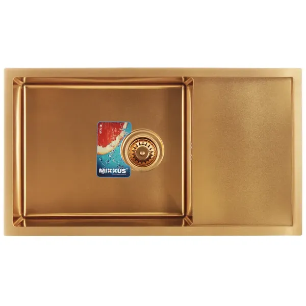 Мийка MIXXUS MX7844-200-x1.2-PVD-GOLD (Колір золото) (MX0563)