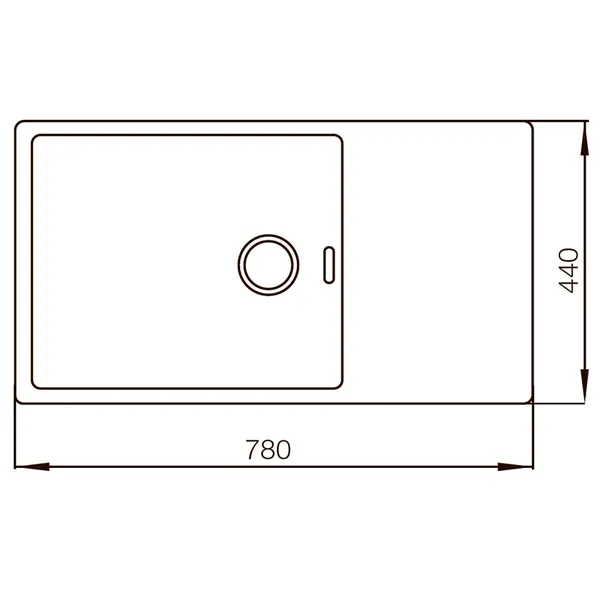 Мийка MIXXUS MX7844-200-x1.2-PVD-GOLD (Колір золото) (MX0563)