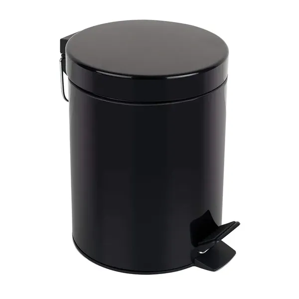 Відро для сміття кругле ZERIX STRONG-MB0140 BLACK 40 л (колір чорний) (ZX4635)