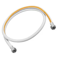Шланг для газу ZERIX ZHG-01-FF1/2"-120 ПВХ білий 1/2"ГГ 120 см (ZX6159)