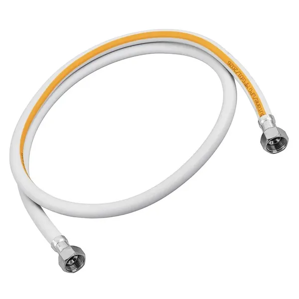 Шланг для газу ZERIX ZHG-01-FF1/2"-300 ПВХ білий 1/2"ГГ 300 см (ZX6163)